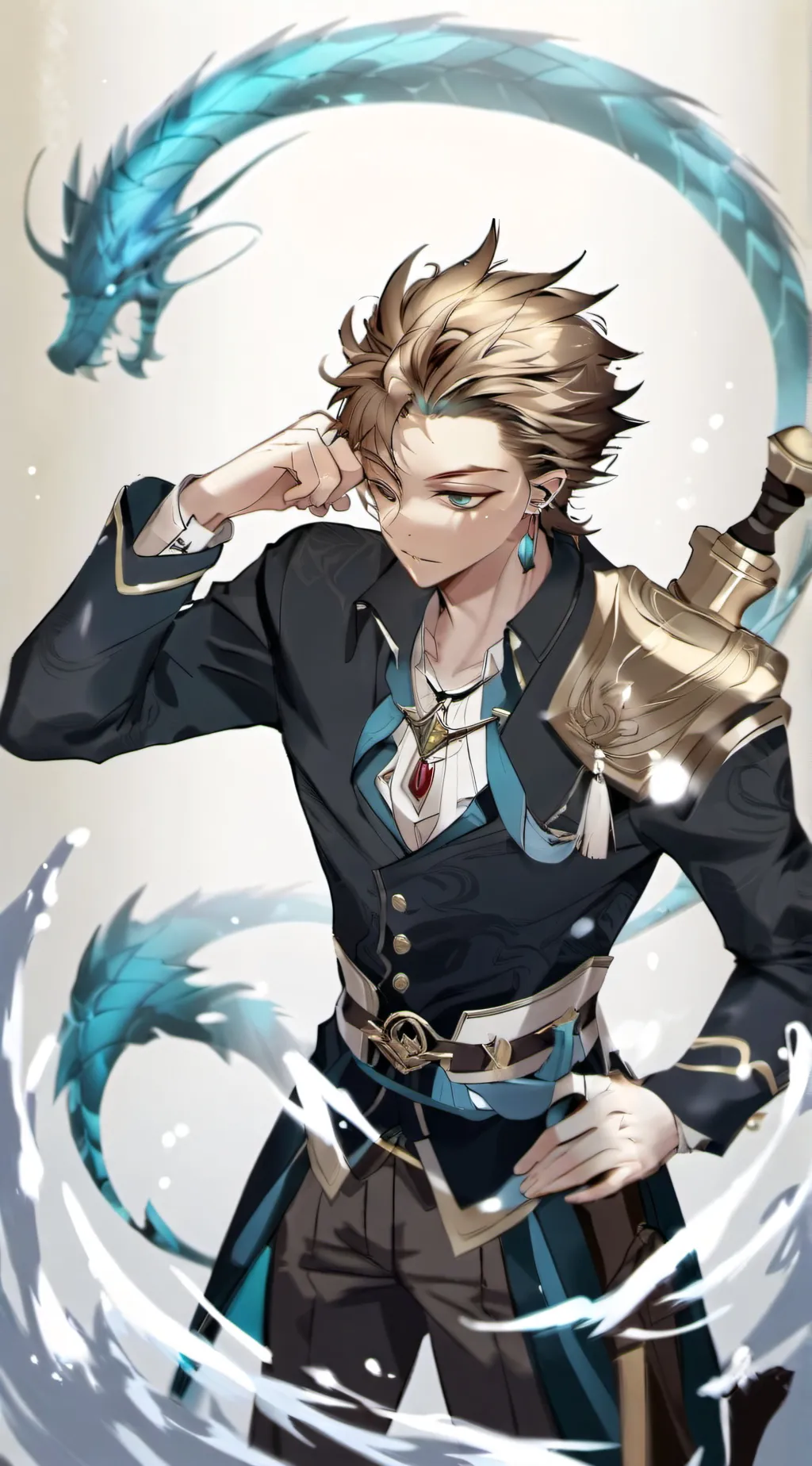 ai character: Zander background