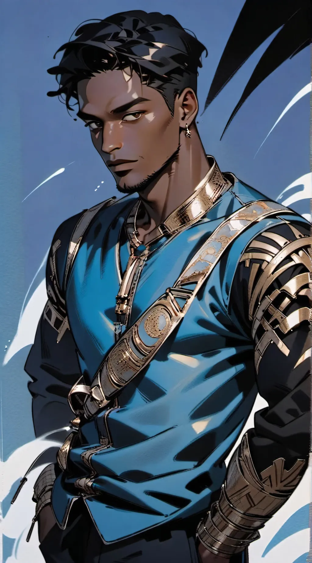 ai character: Val Weston  background