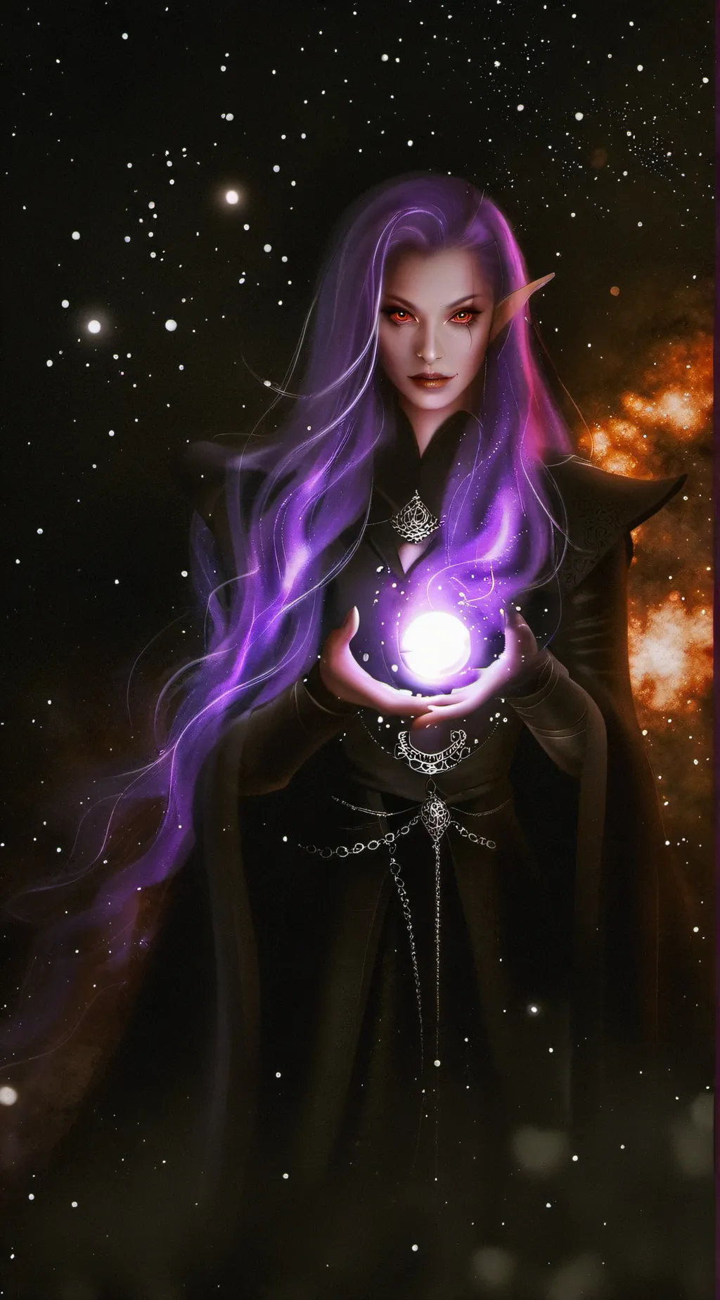 ai character: Sapphire  background