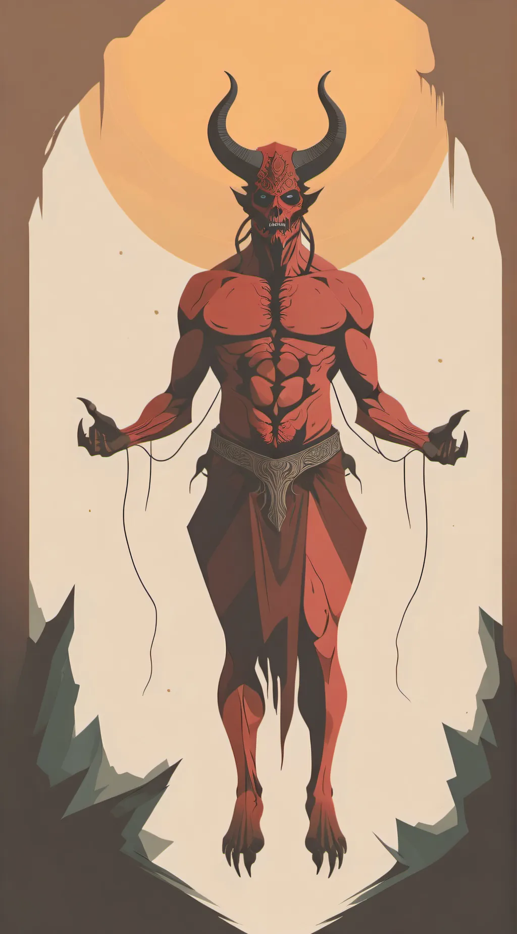 ai character: vecna  background