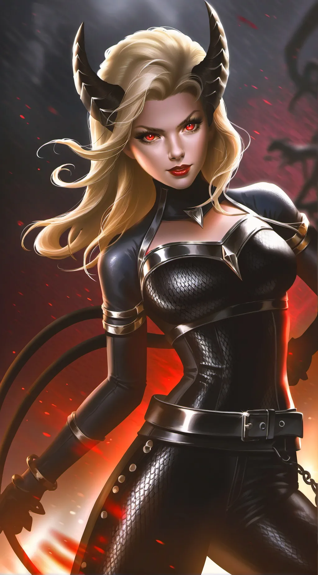 ai character: demon background