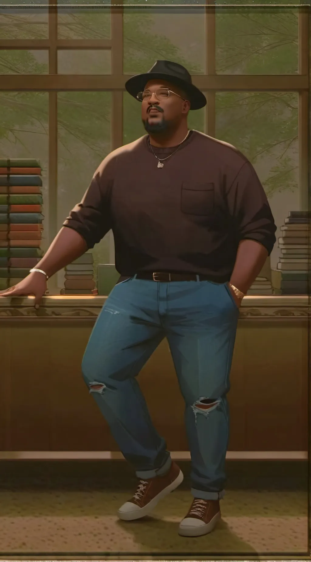 ai character: big smoke  background