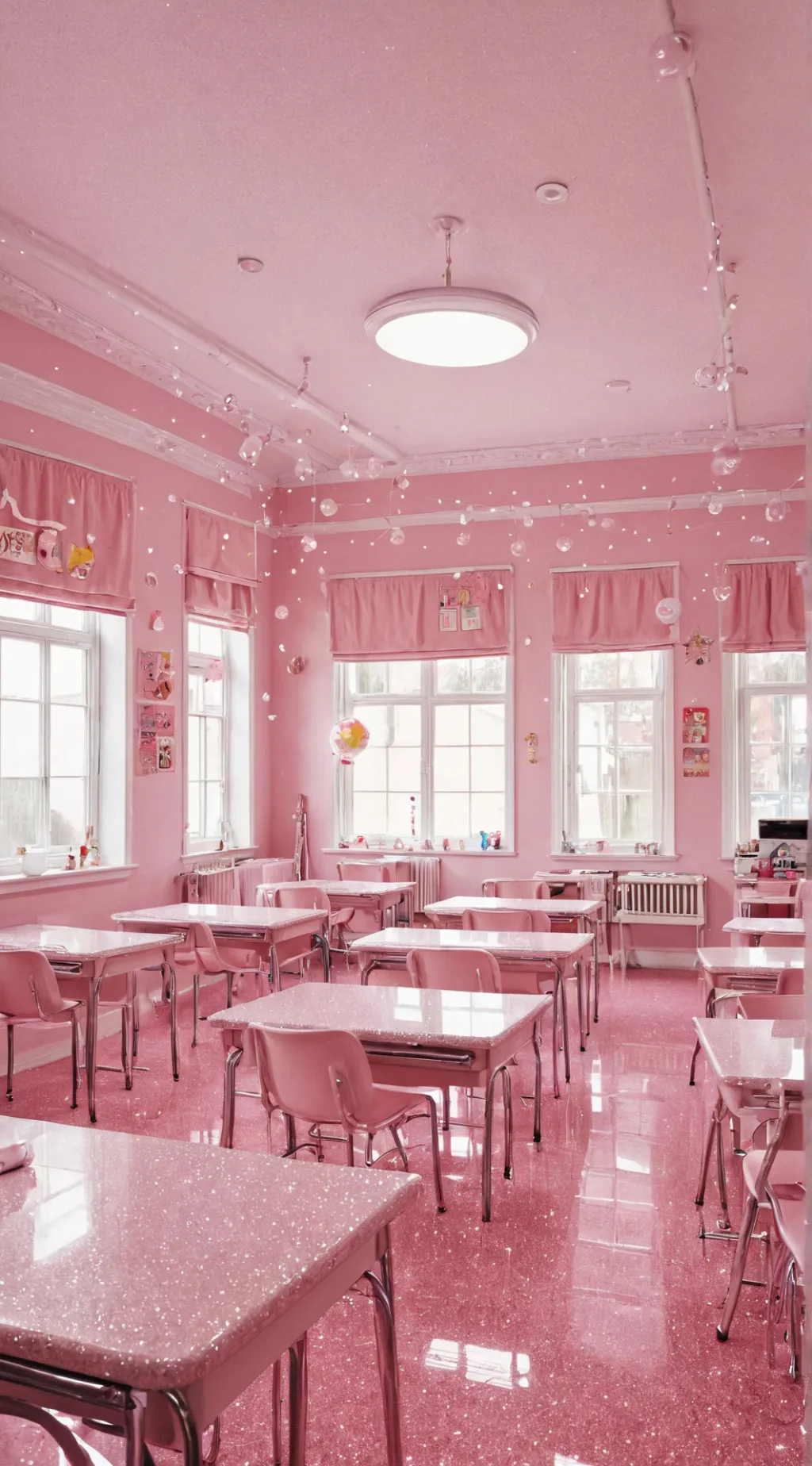 ai character: All girls school background