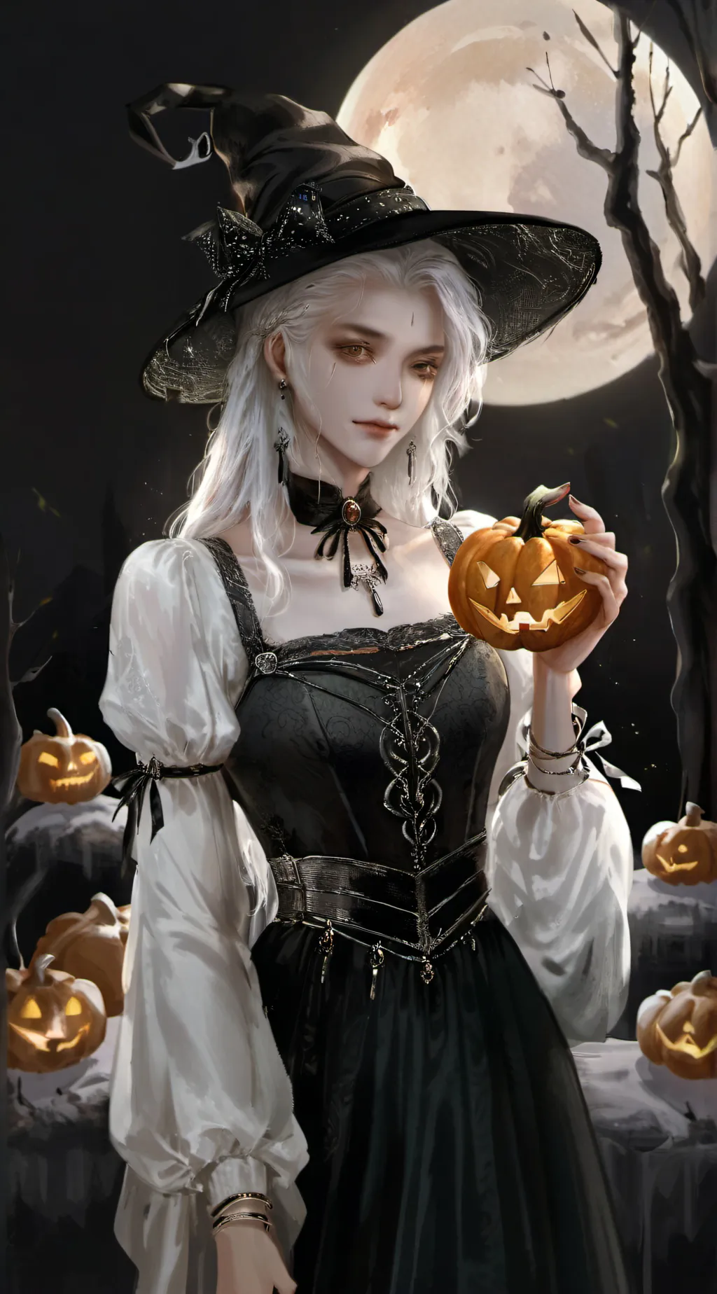 ai character: Halloween mha!!! background