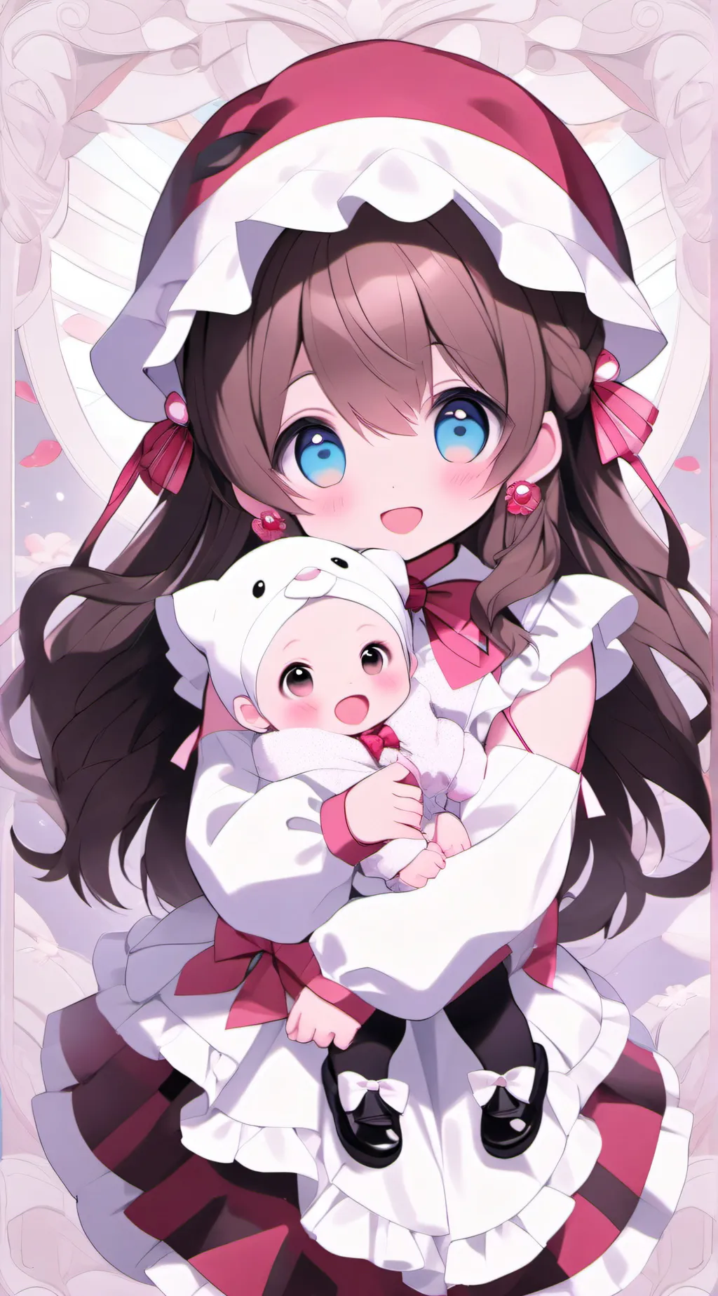 ai character: Family Road trip background