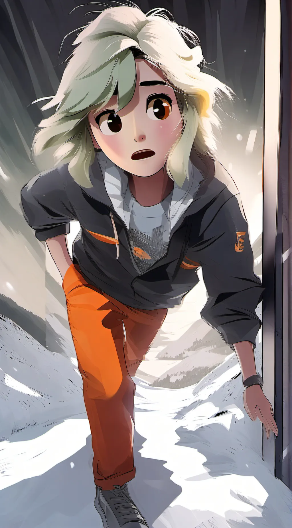 ai character: Brittany ann  background