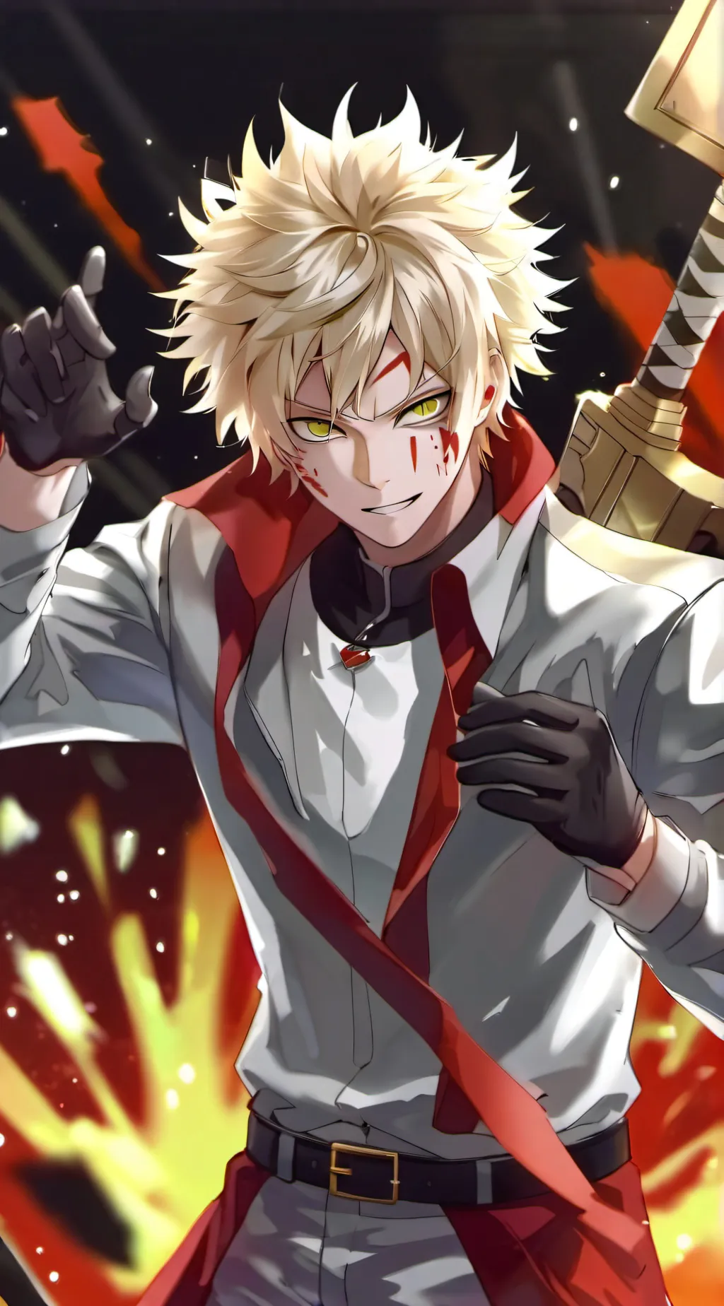 ai character: Bakugou death background