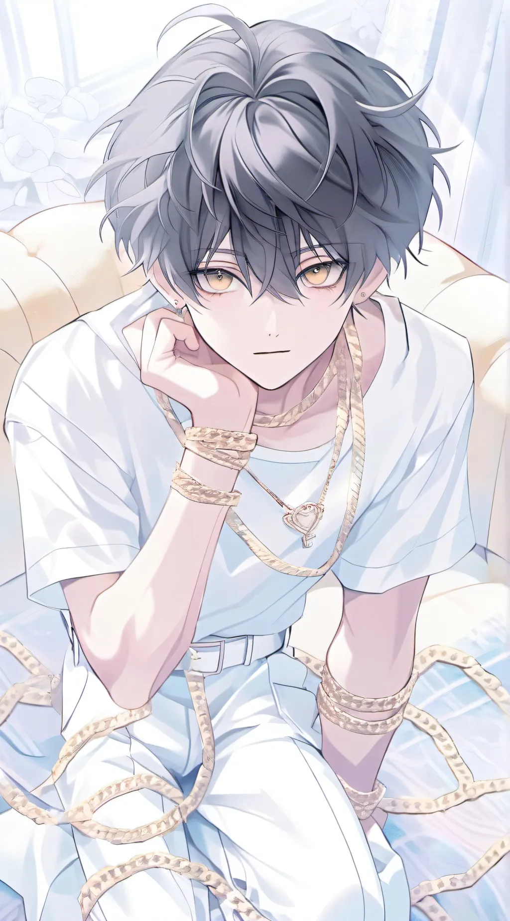 ai character: 🤭 James! ☺ background