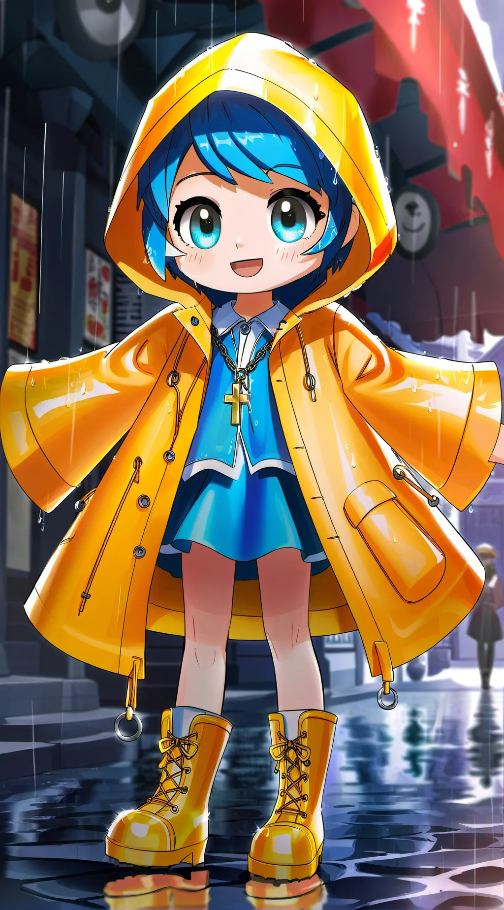 ai character: Luce  background