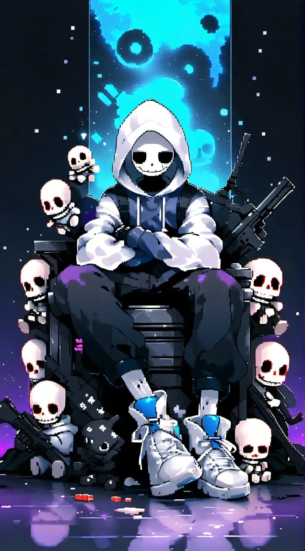 ai character: Sans background