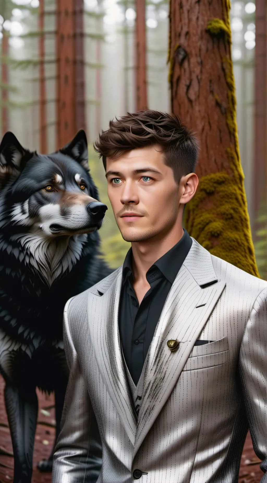 ai character: Spruce Wolfe background