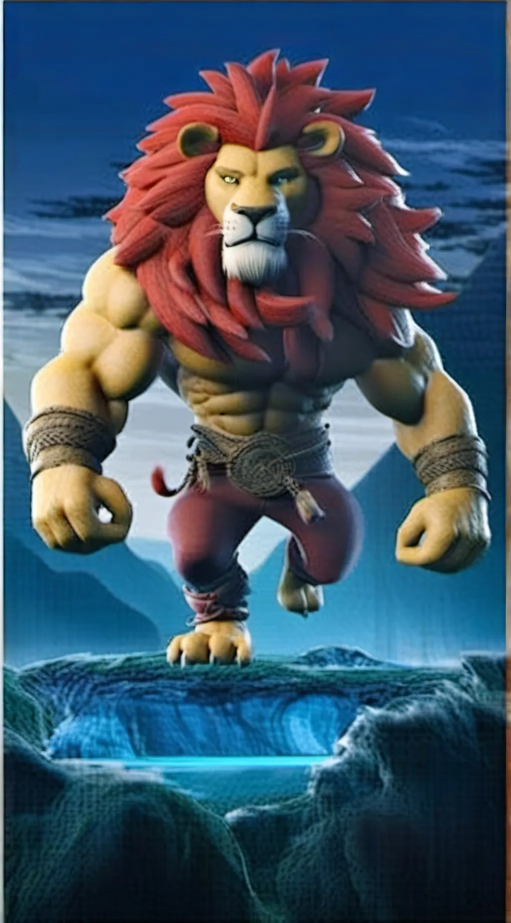 ai character: Leongar  background