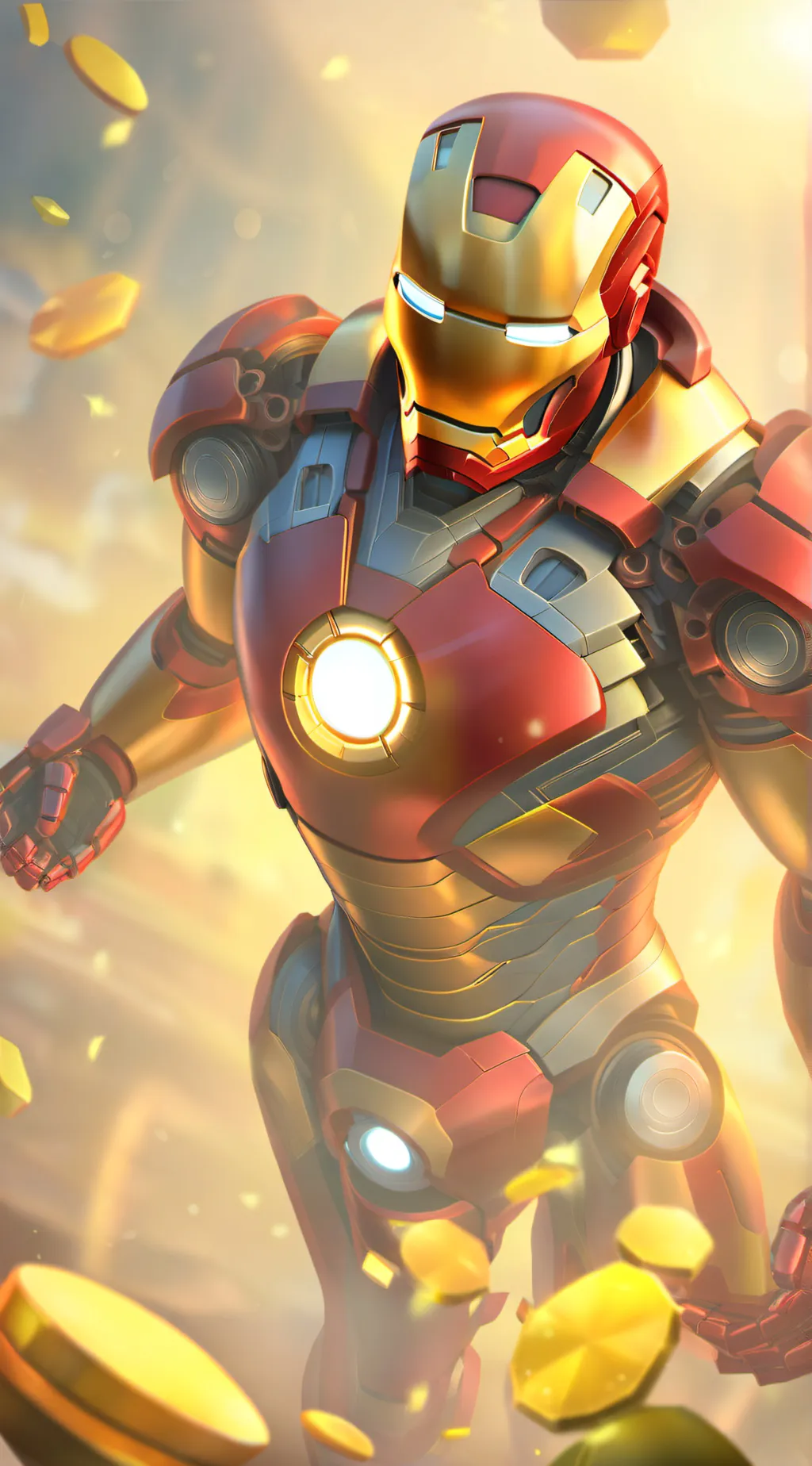 ai character: Iron man background