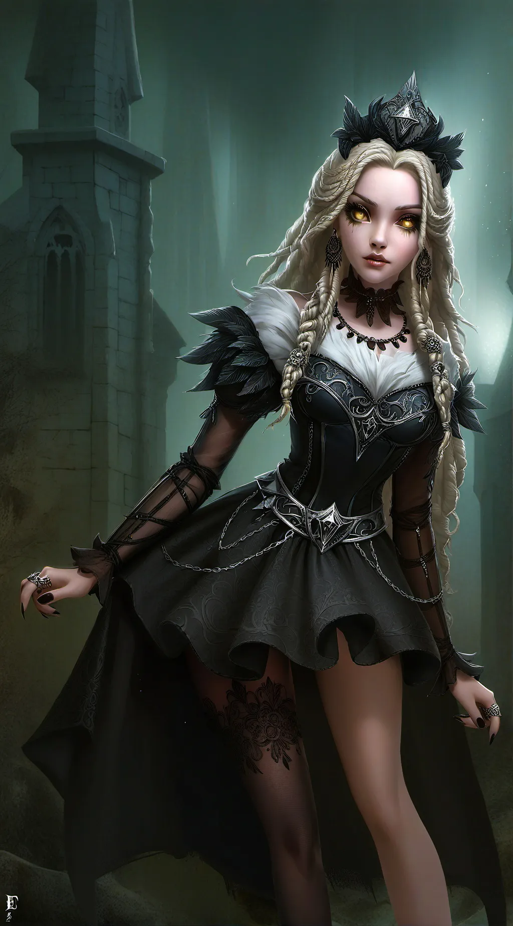 ai character: Angelica  background