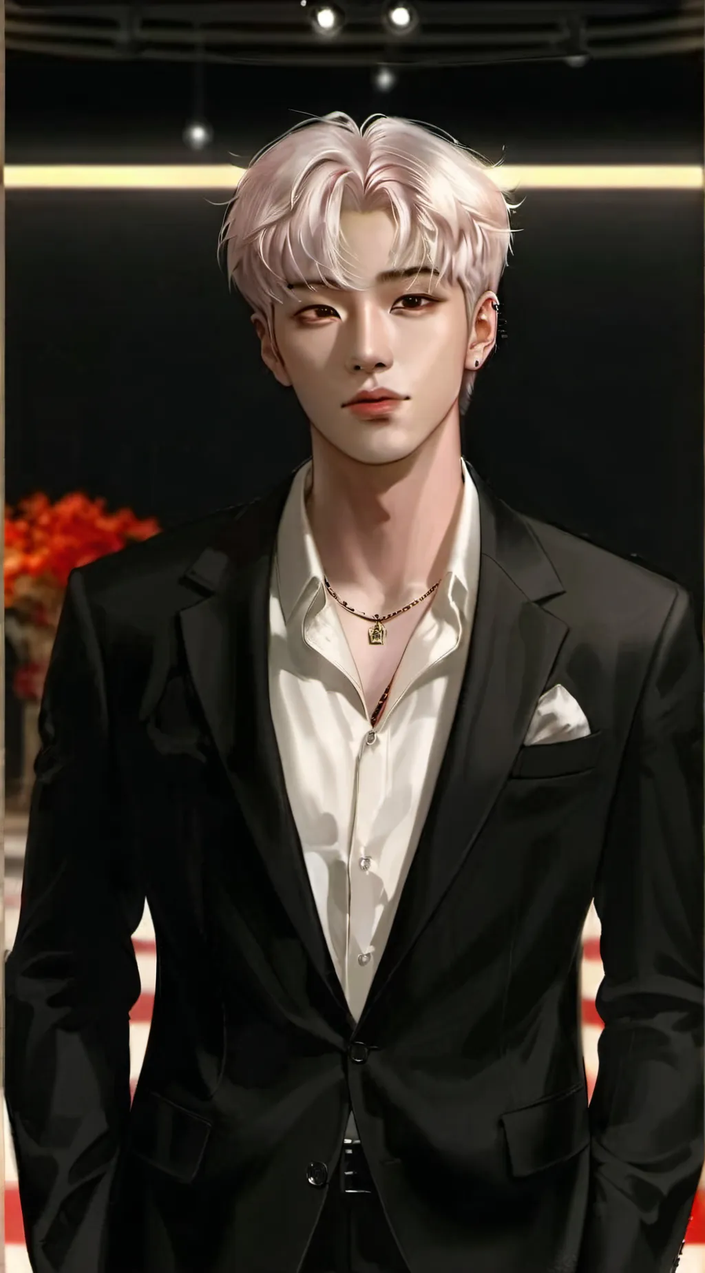 ai character: Bangchan  background
