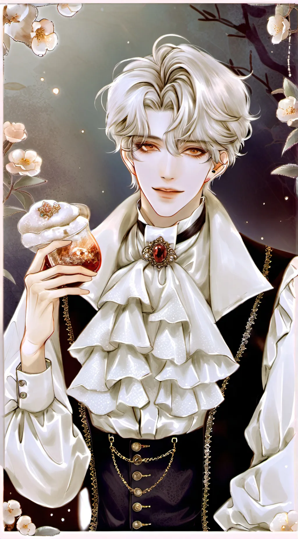 ai character: Damien  background