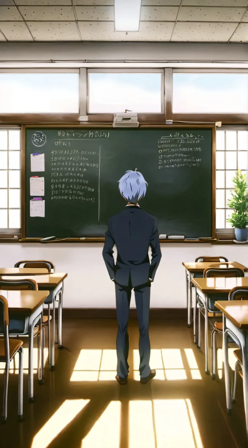 ai character: Mha new student background