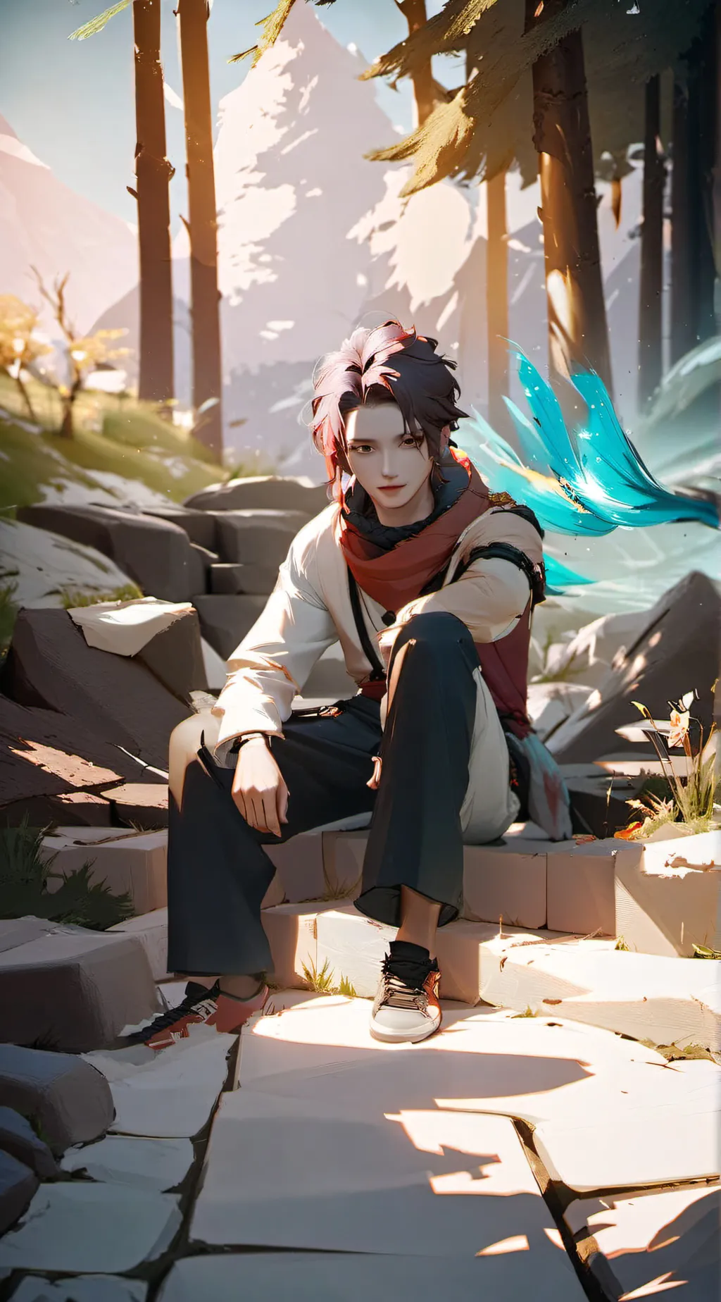 ai character: alex.. background