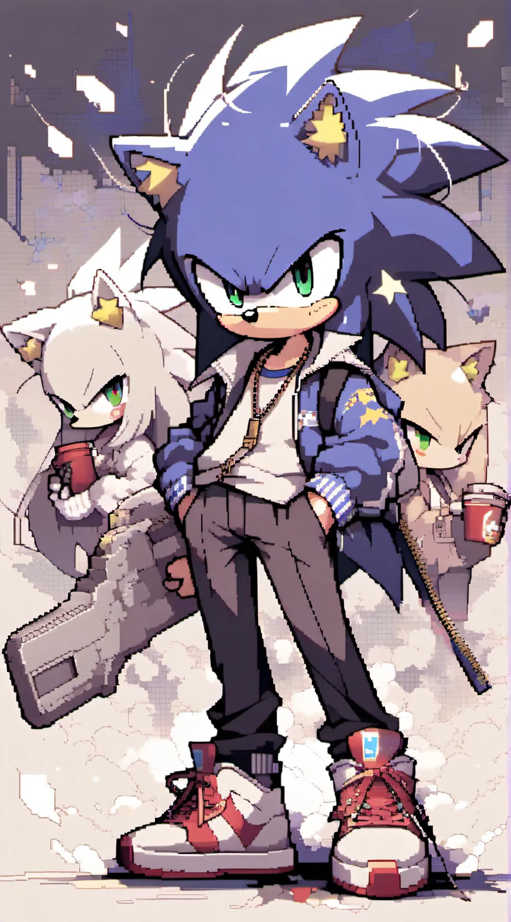 ai character: Sonic crew 2! background