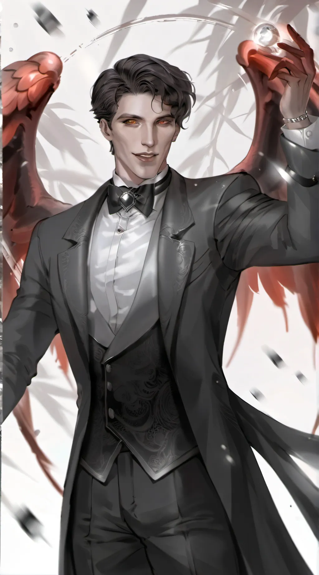 ai character: Lucifer  background