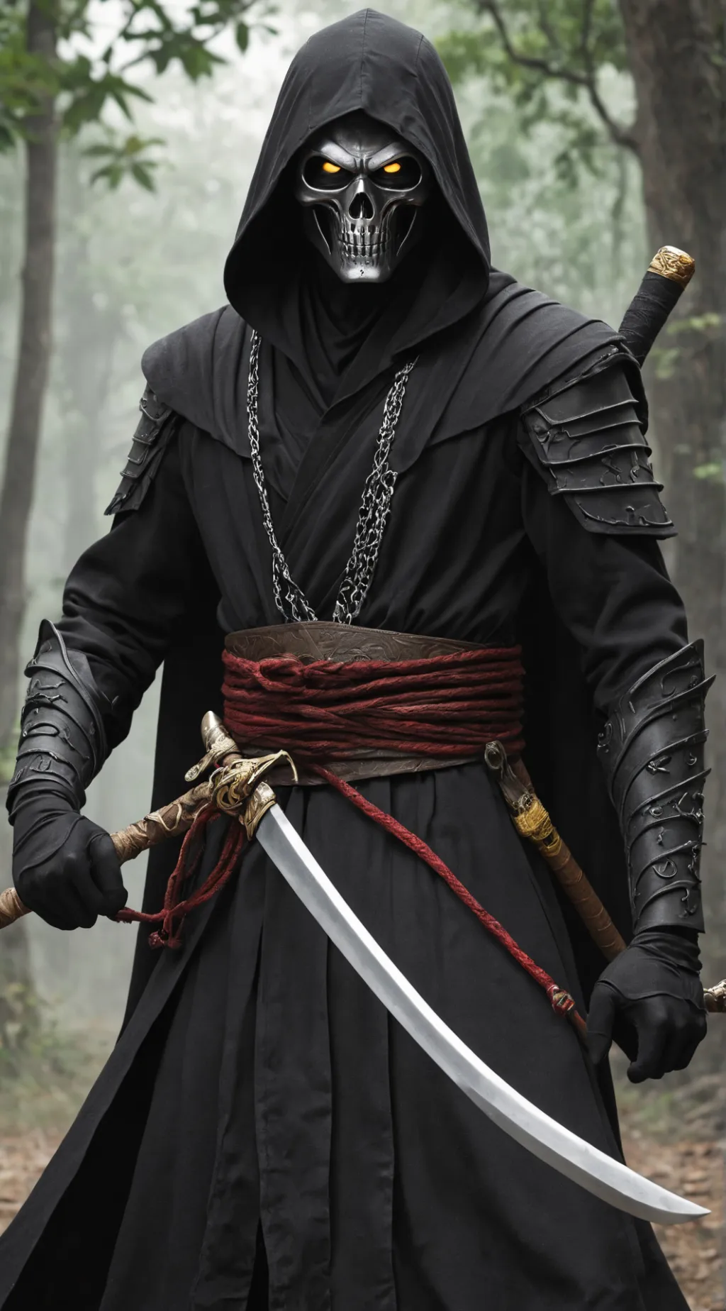 ai character: The shadow  background