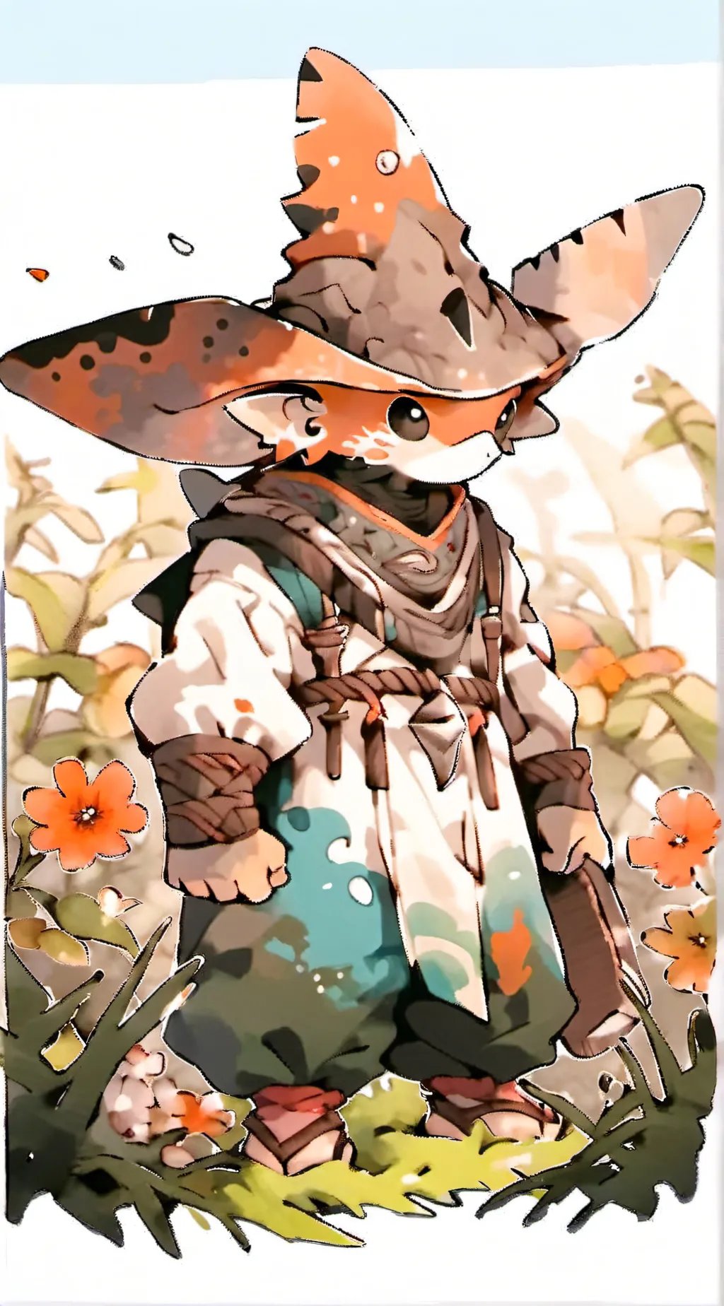 ai character: Brud background