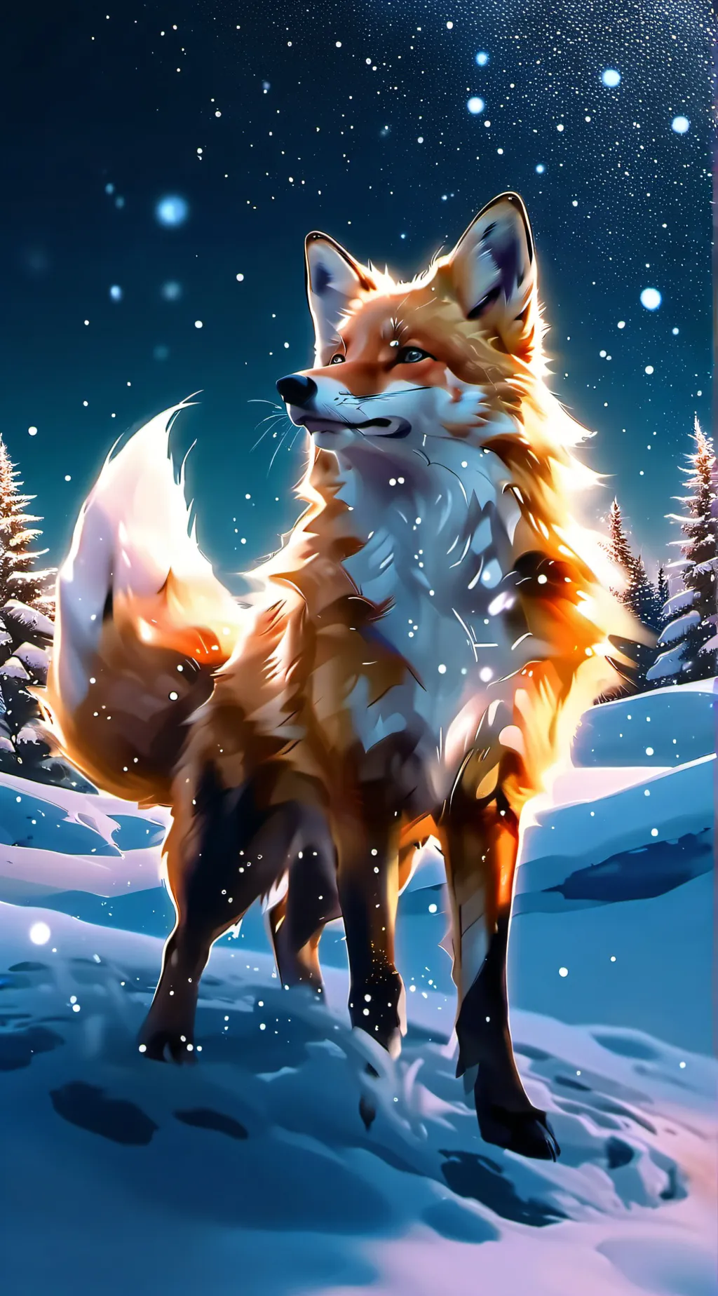 ai character: Snowpaw background