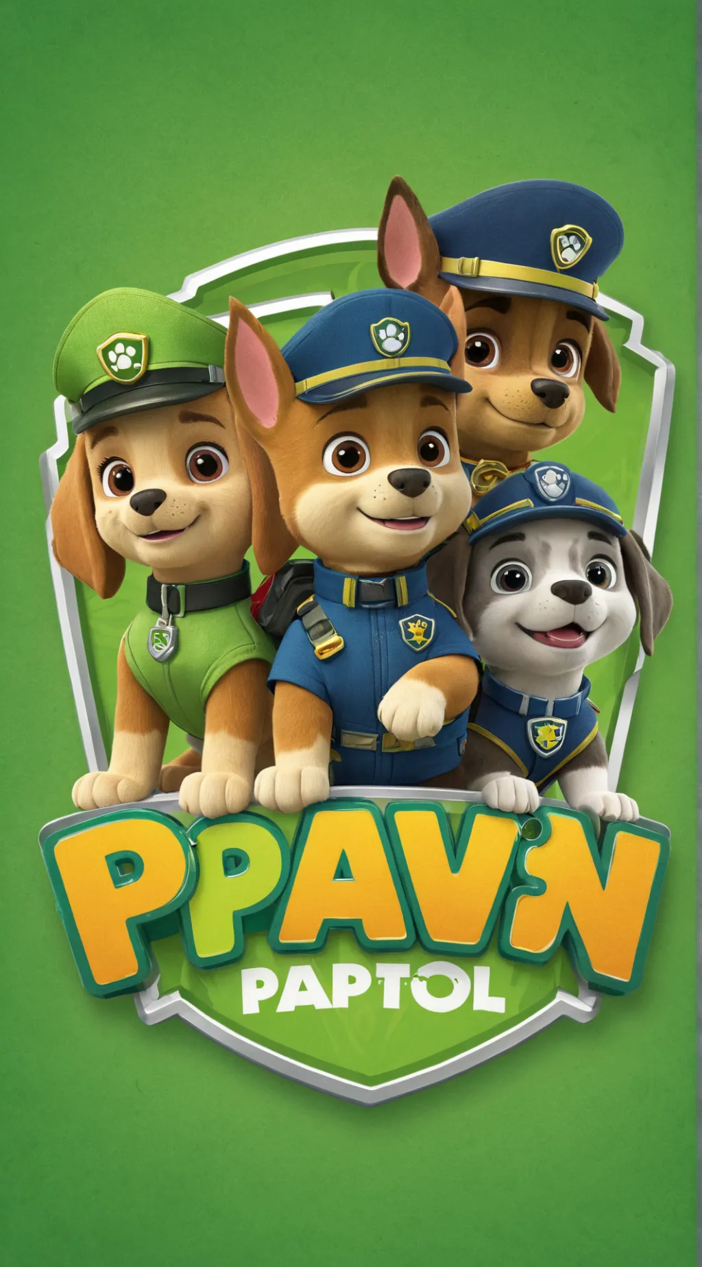 ai character: Paw patrol new pup background
