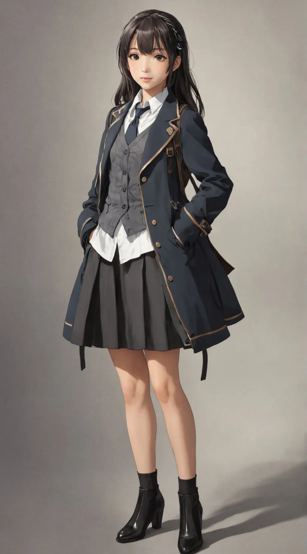 ai character: Alaina  background