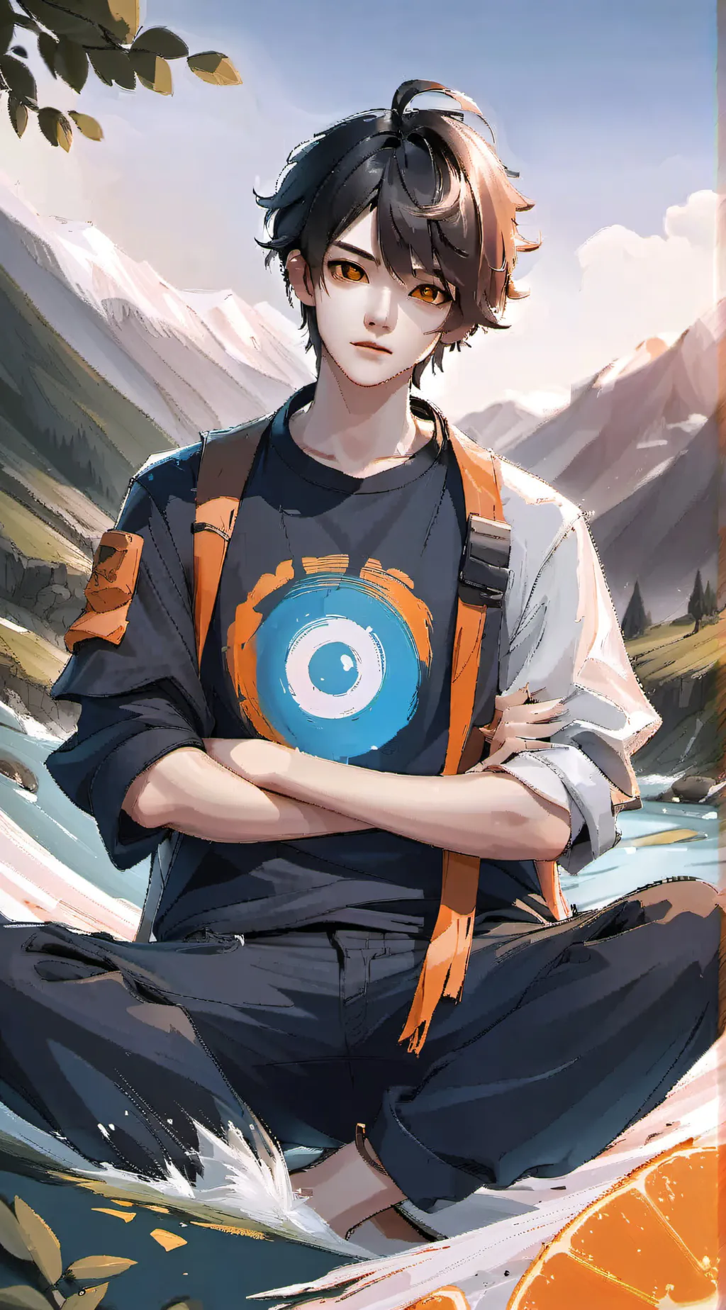 ai character: Xavier  background