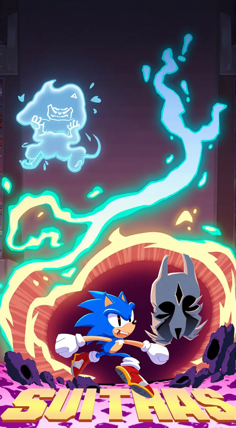 ai character: SONIC SUITHAS background
