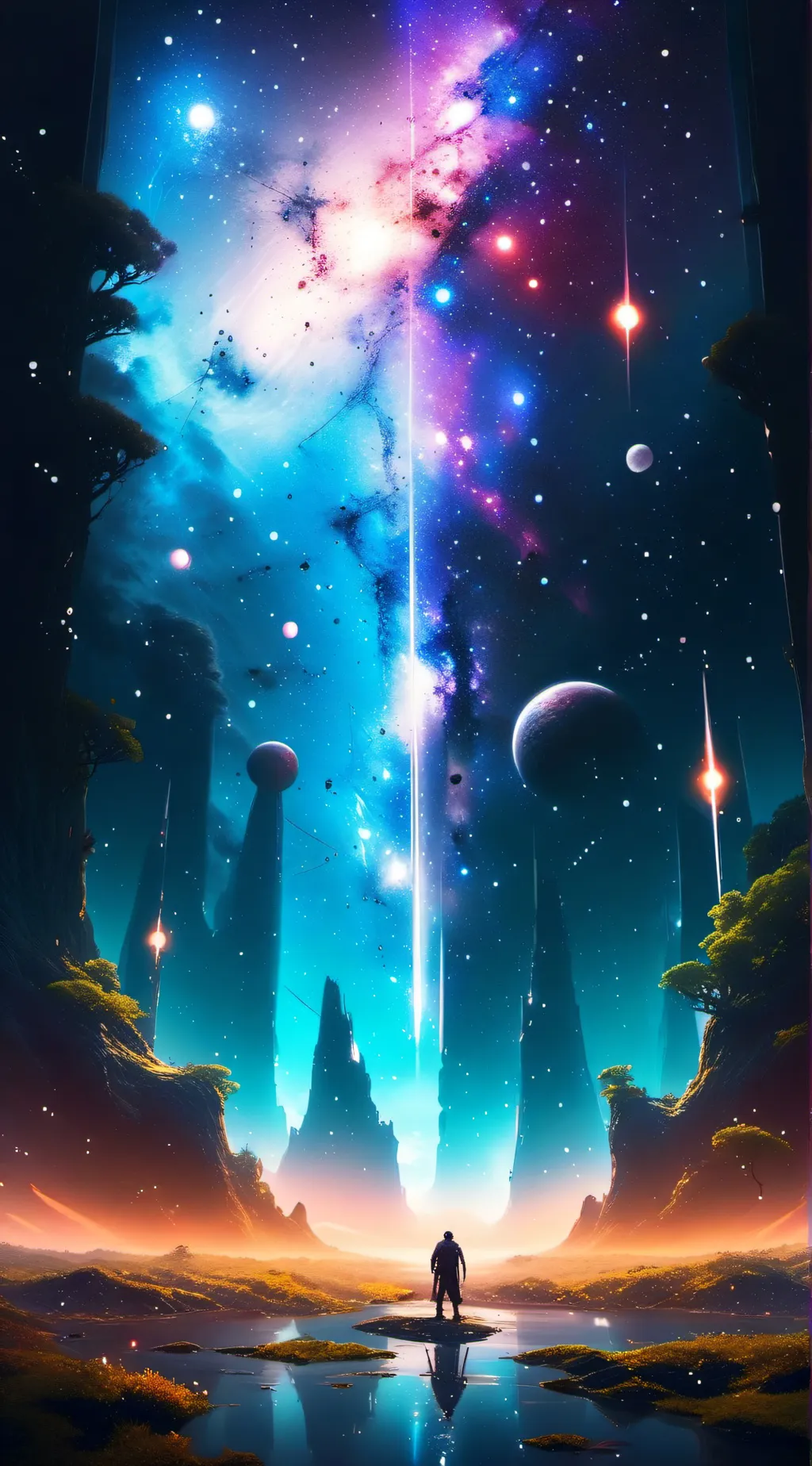 ai character: Superstar Saga background