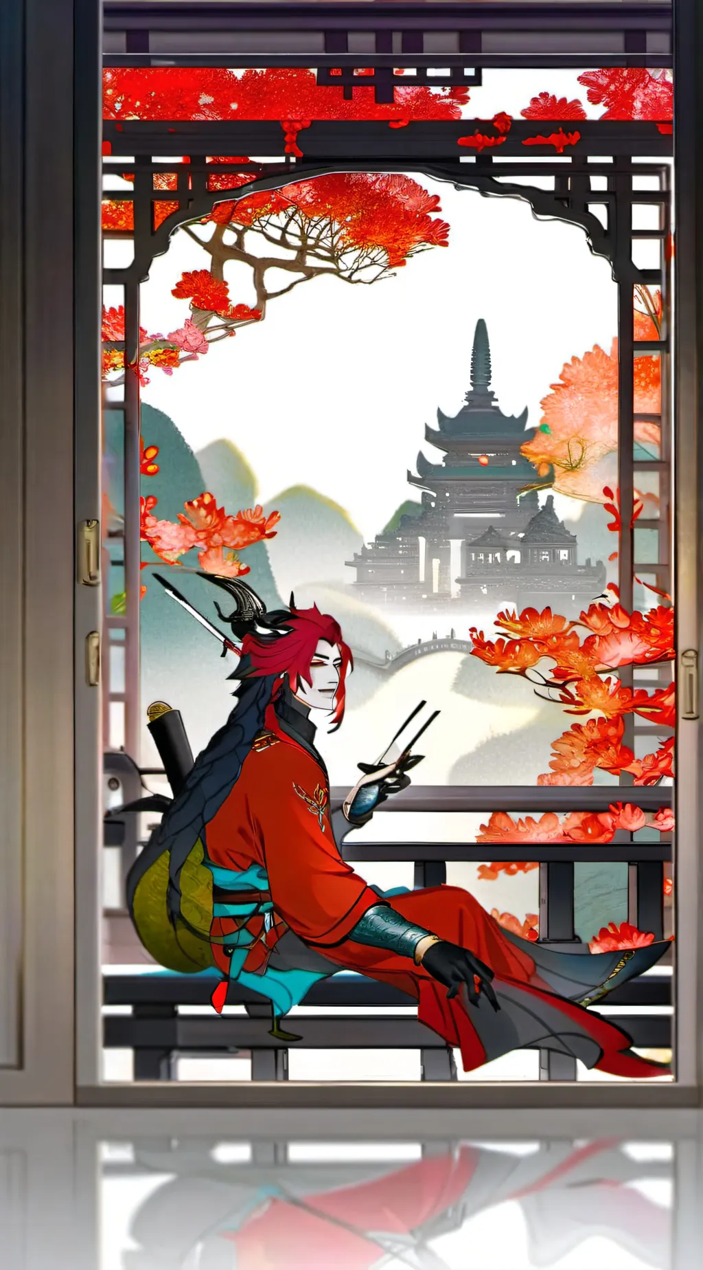 ai character: Nicole  background