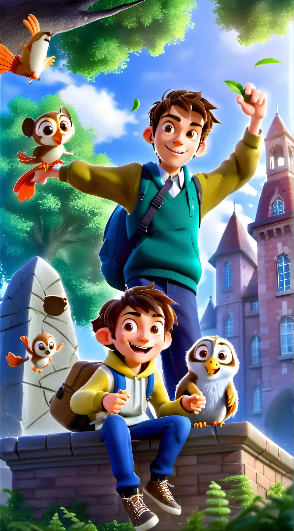 ai character: l'école des sorci background