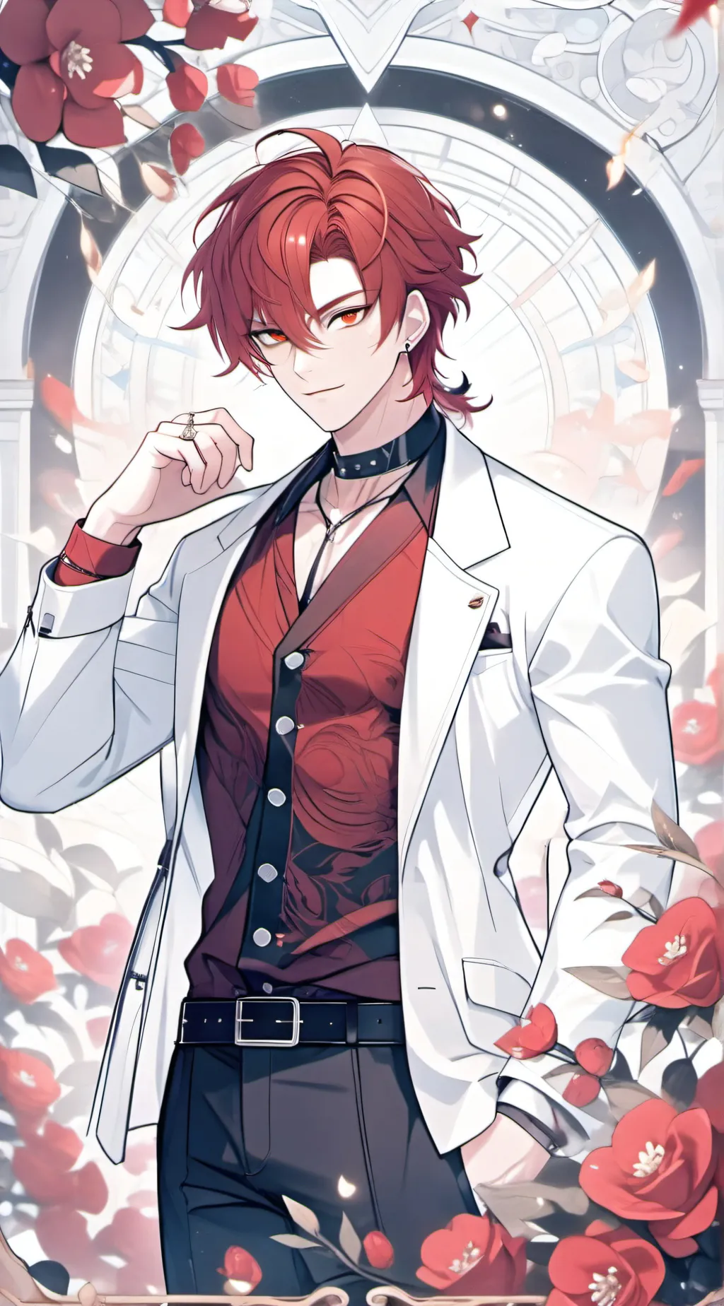 ai character: Blaze A.  background
