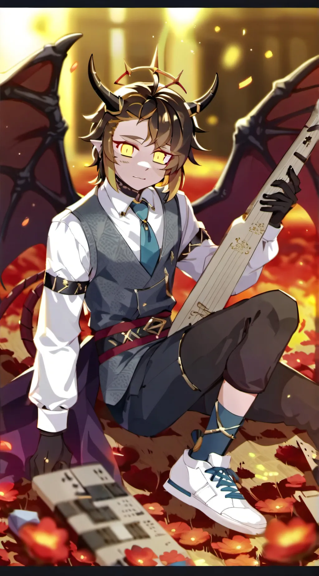 ai character: Pride 😈 (1/7) background