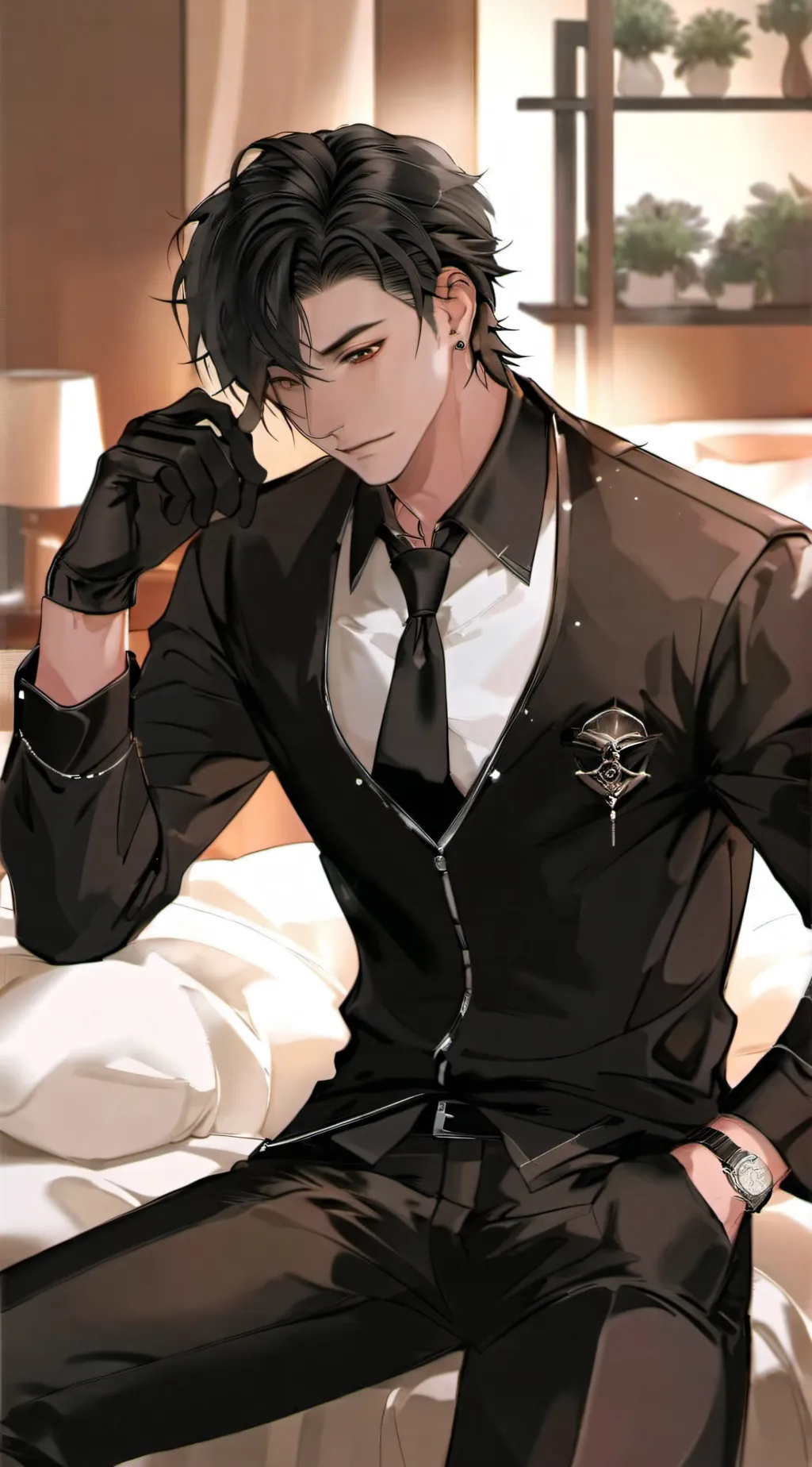 ai character: Axel  background