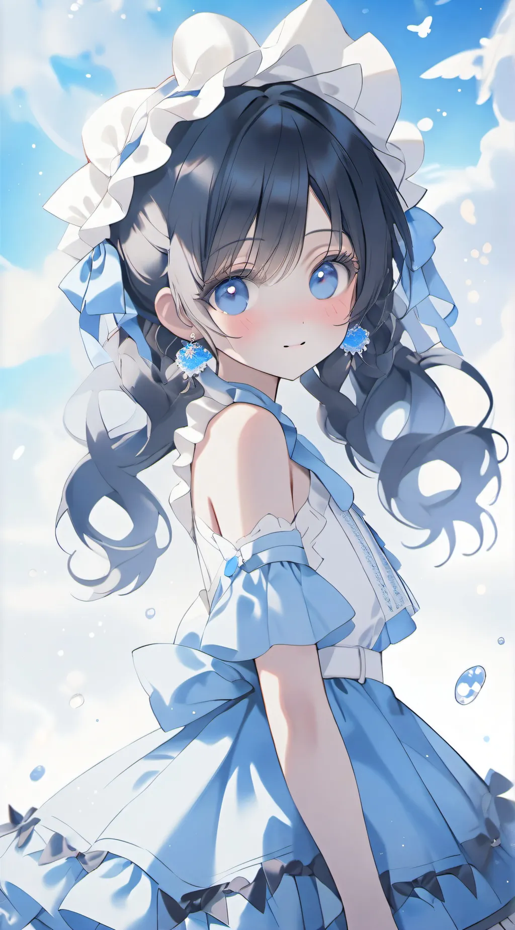 ai character: autumn background