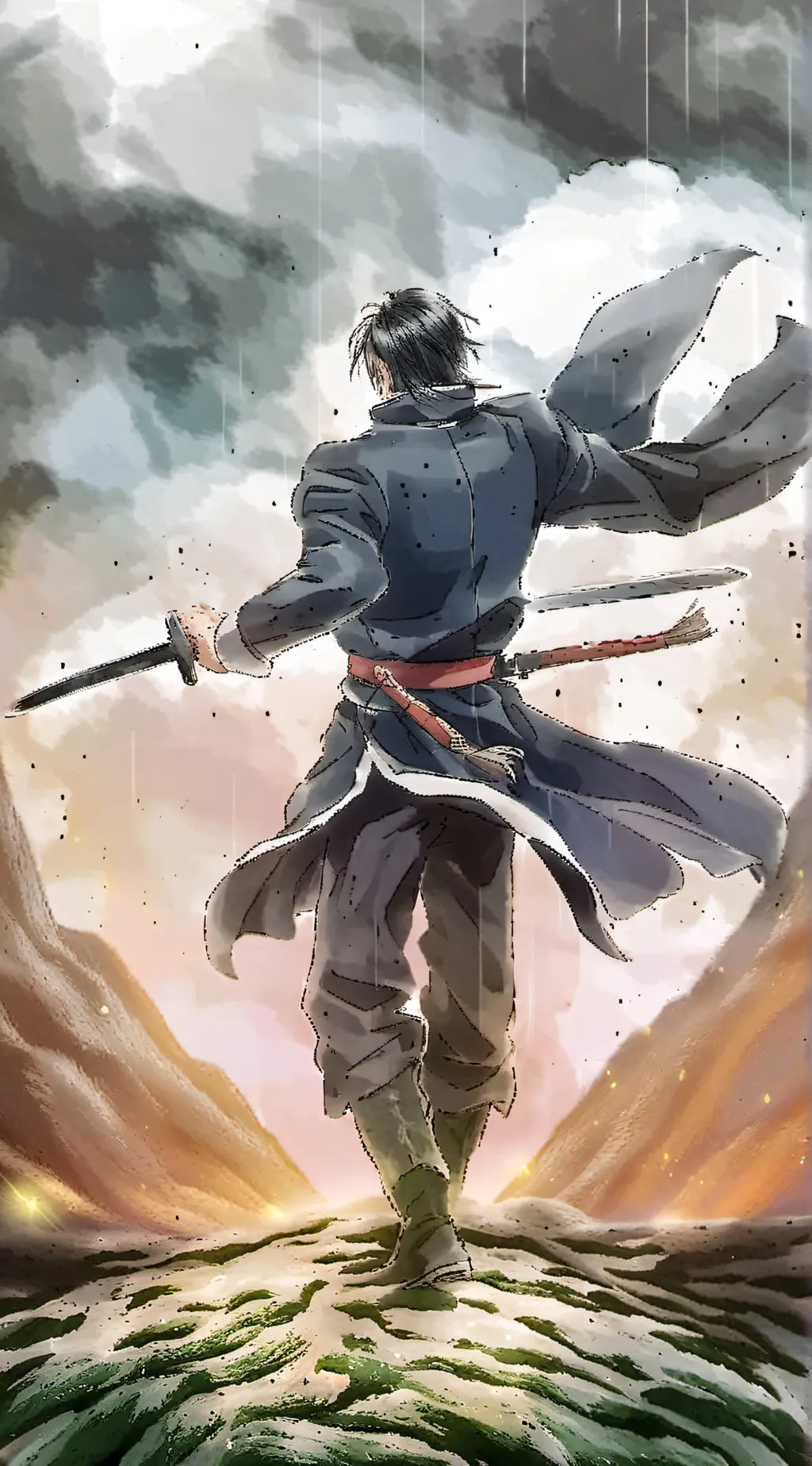 ai character: Blade Gorden. background