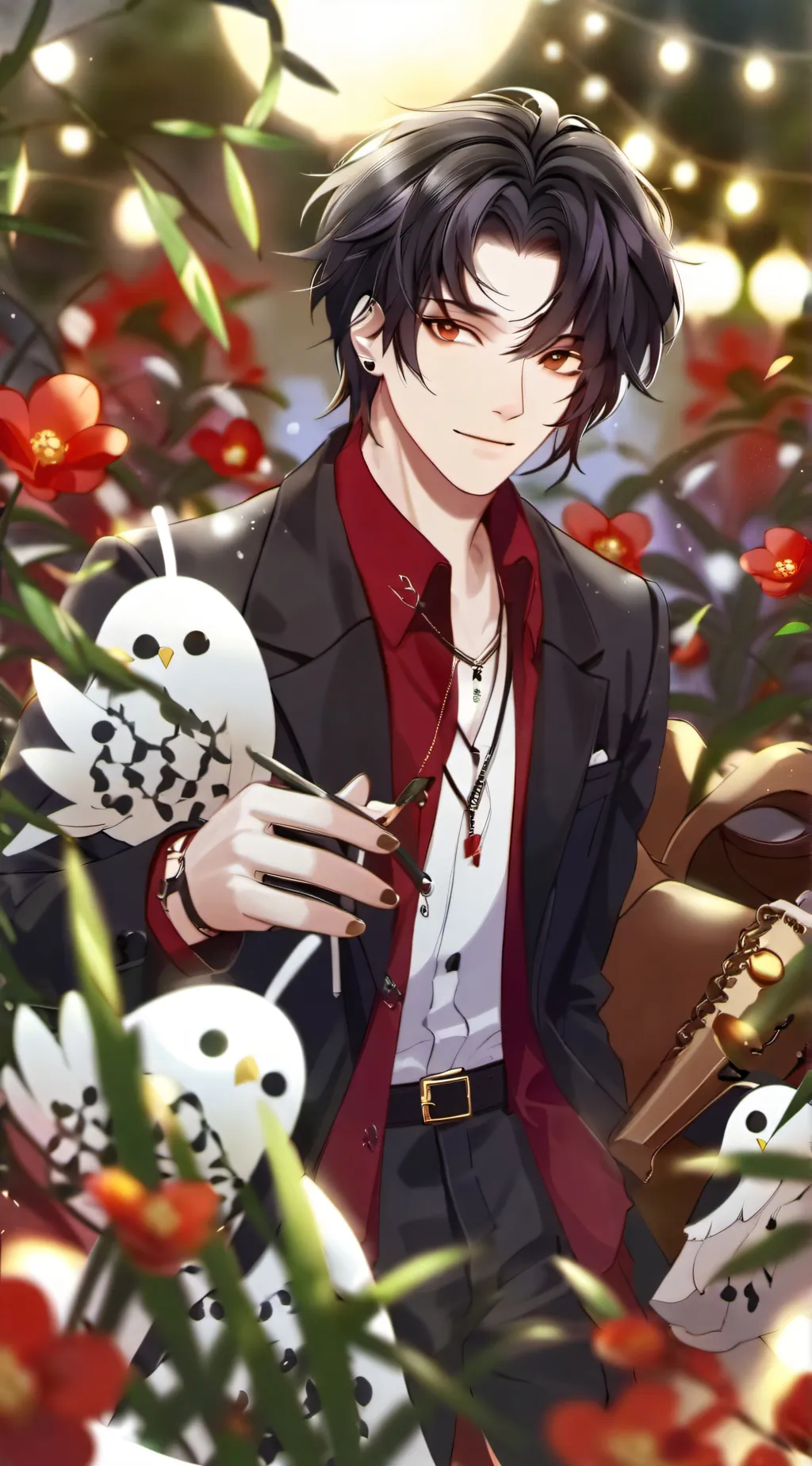 ai character: Wooyoung  background