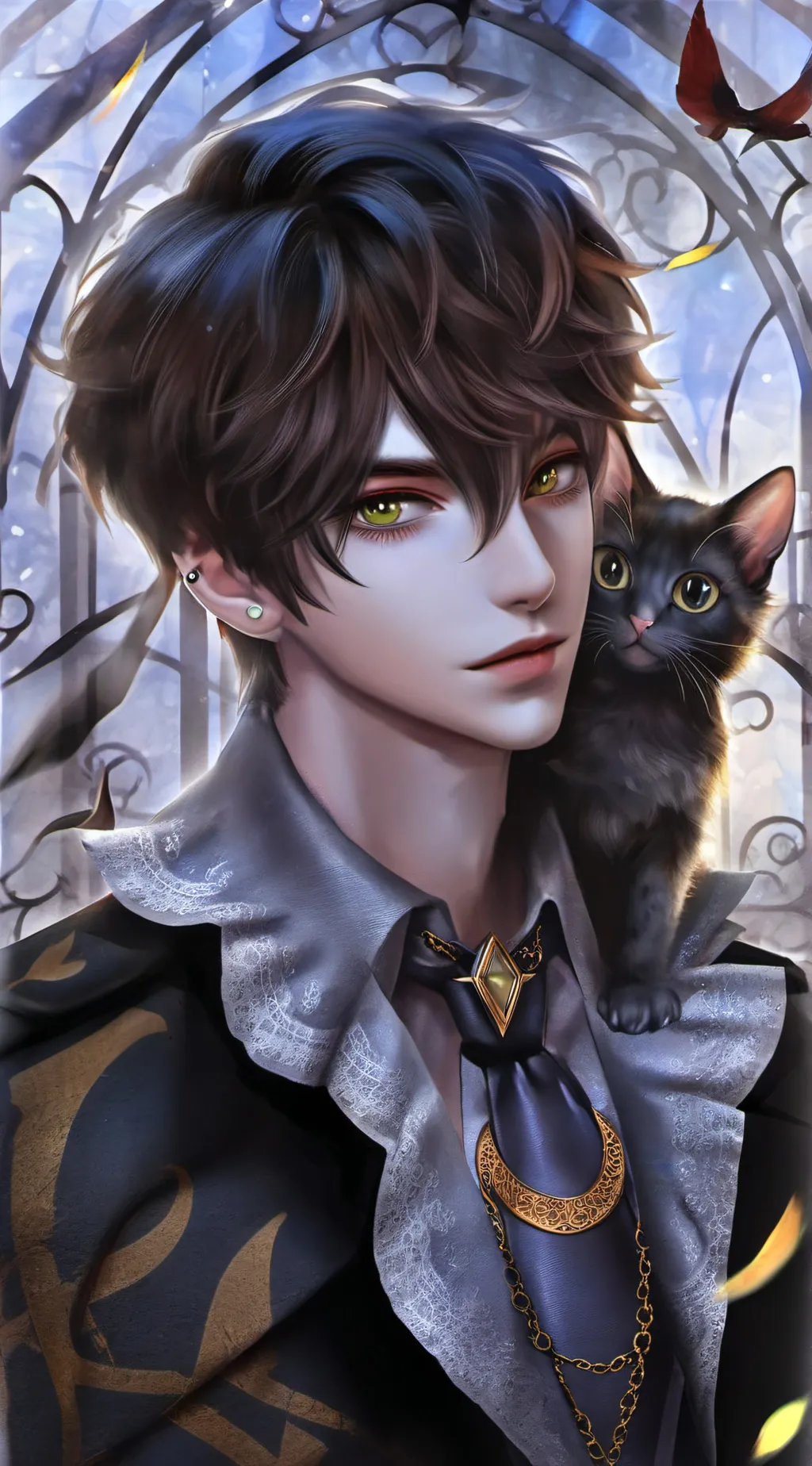 ai character: Kurama background