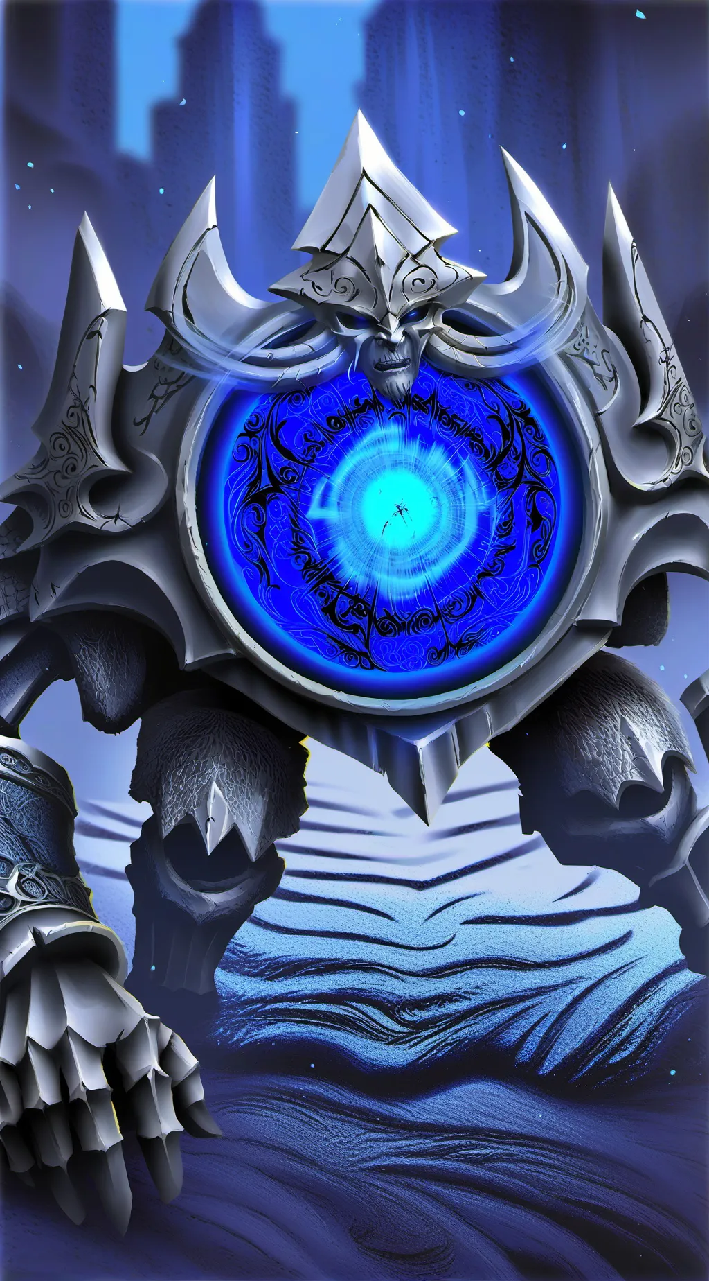 ai character: ANNOUNCEMENT background