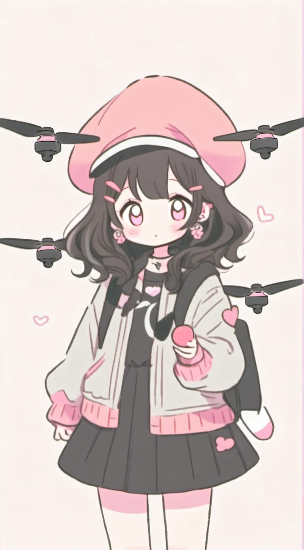 ai character: md + tfRid background