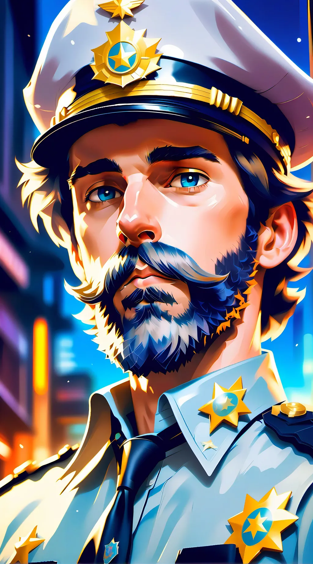 ai character: hopper  background
