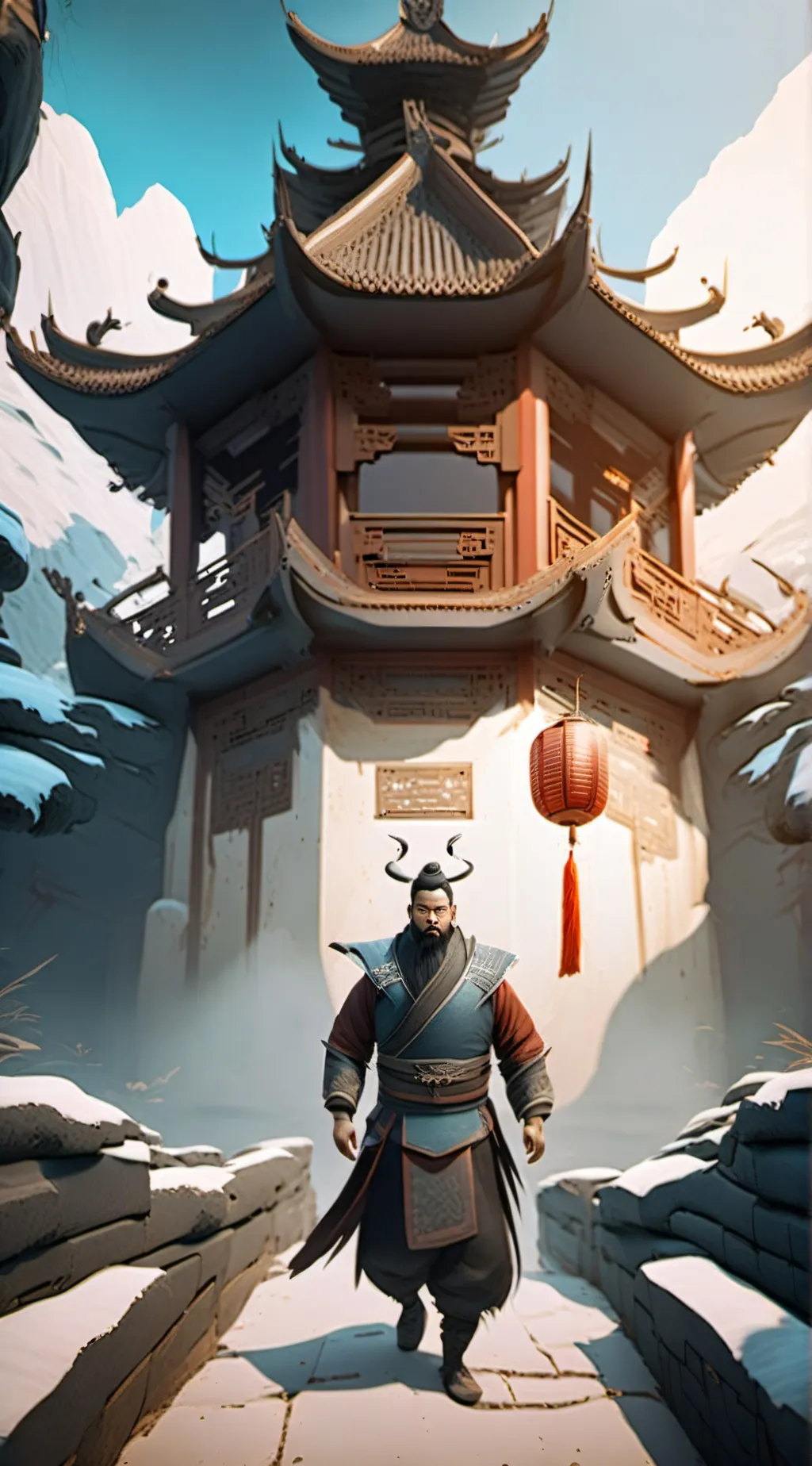 ai character: china  background