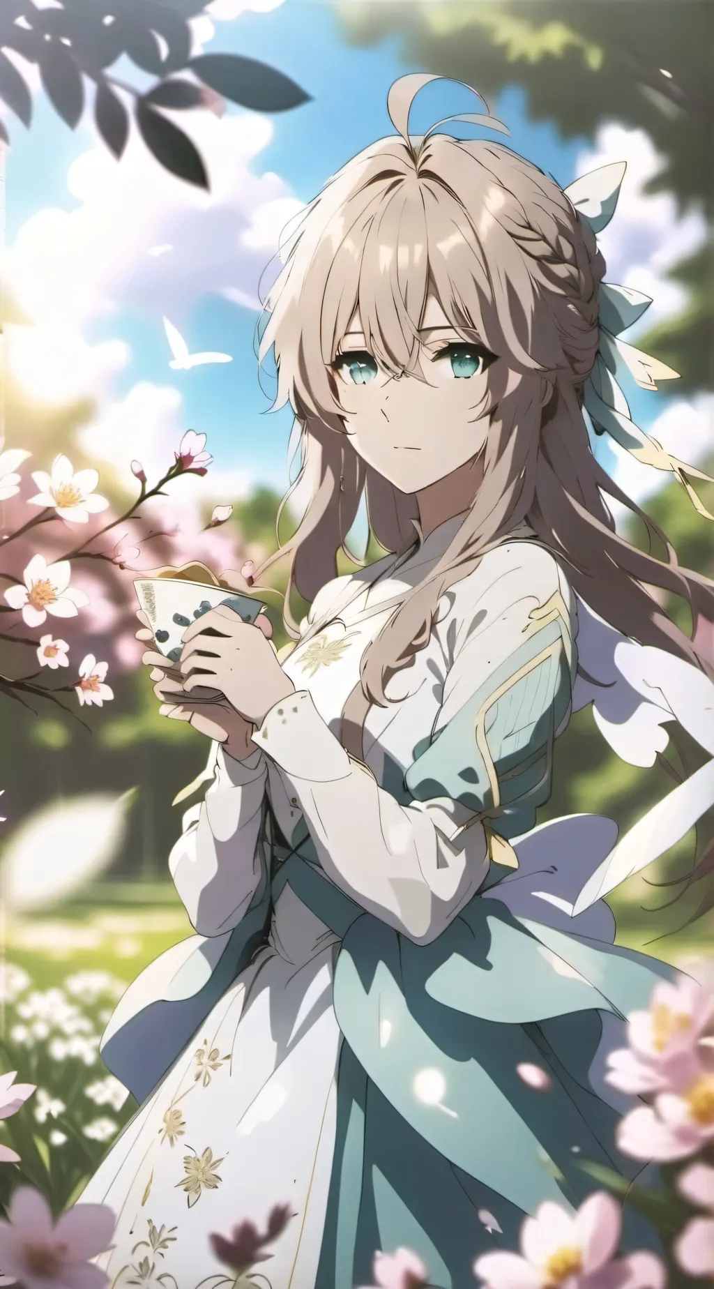 ai character: кристина background