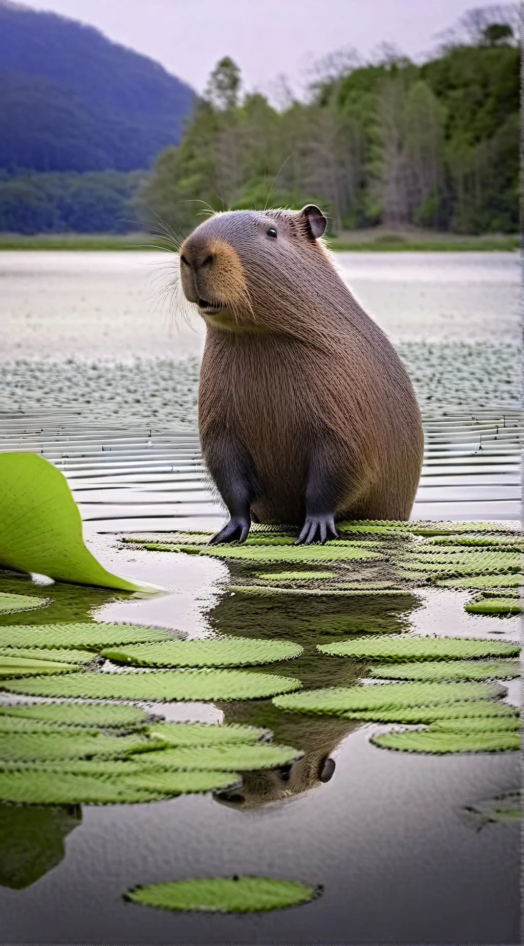 ai character: Capybara background