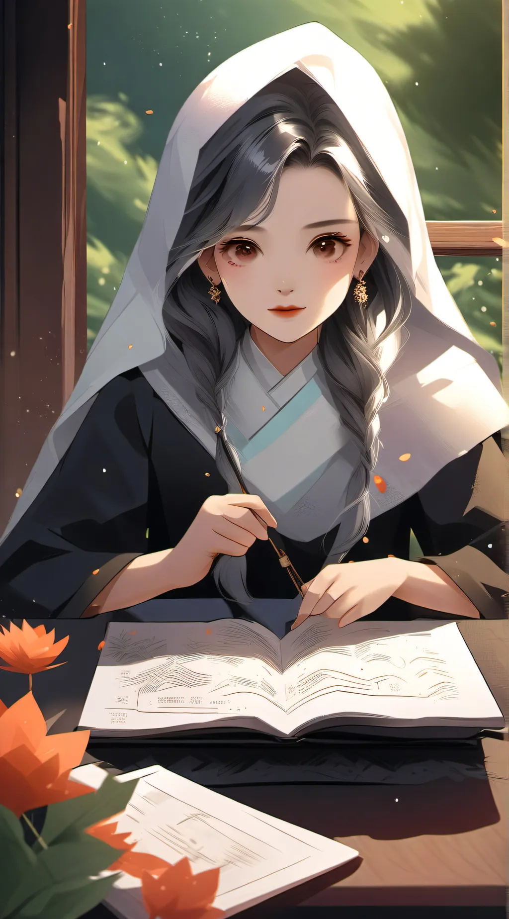 ai character: Fiona Fine background
