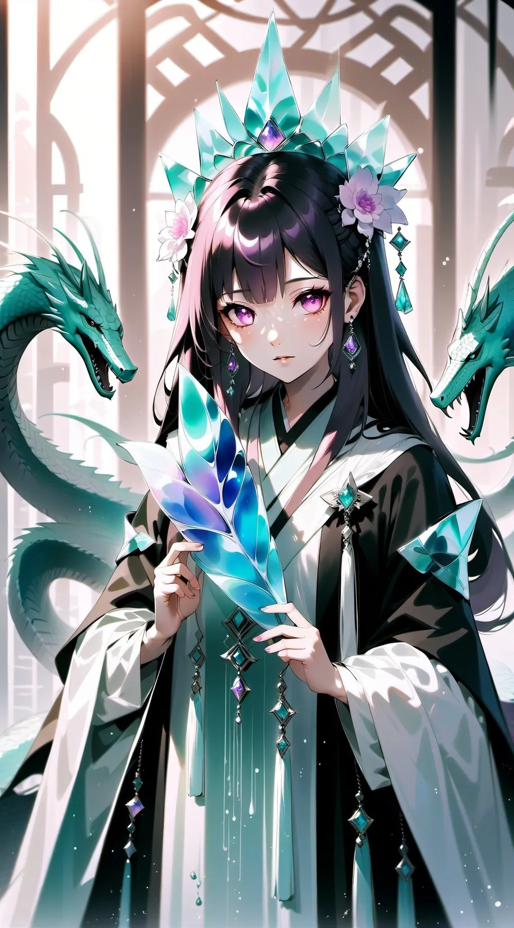 ai character: Rose background