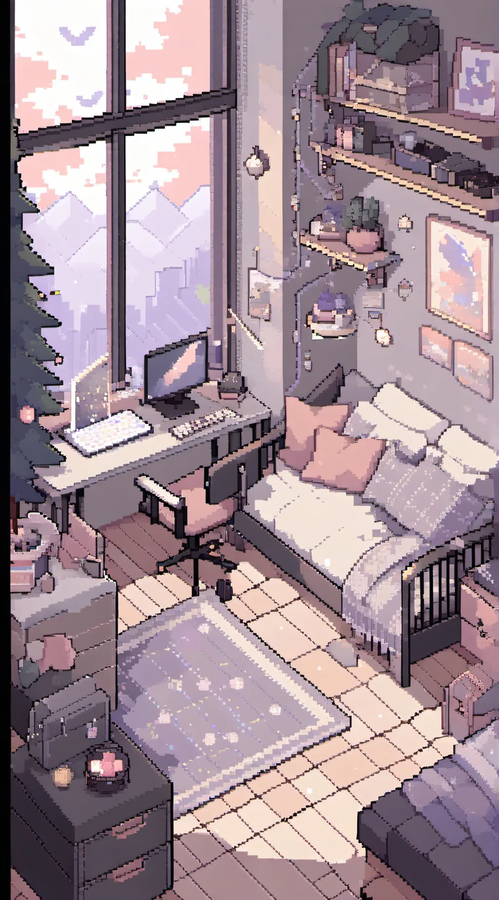 ai character: Mha Sleepover🤩🛏💤 background